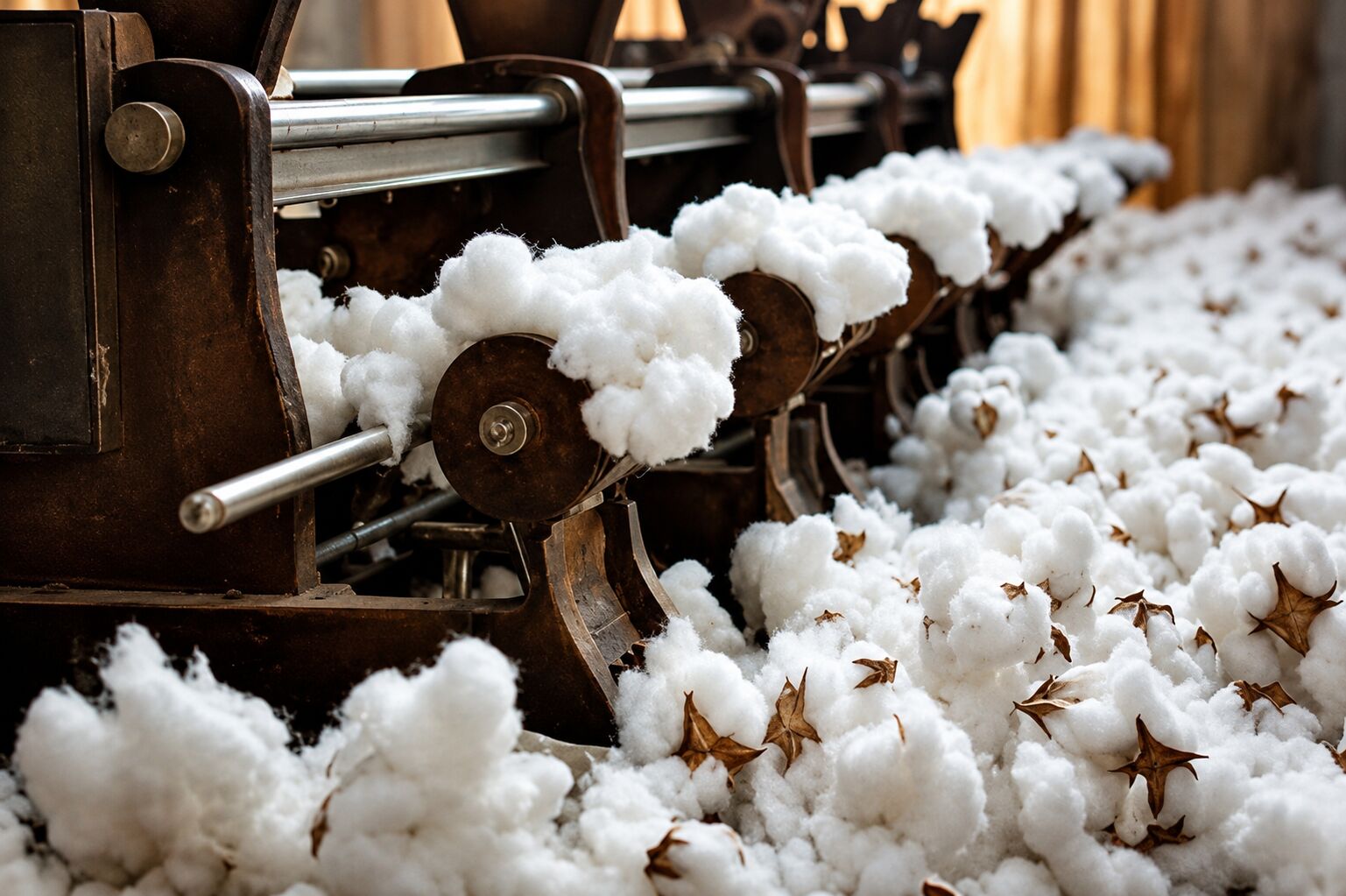 cotton-ginning--pressing
